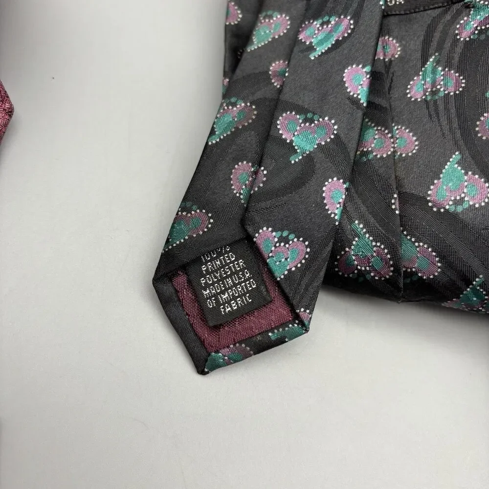 Lot Of 4 Mens Neck Tie - Christian Dior, Bruno Conte, Di Capri, Lilly Dache
